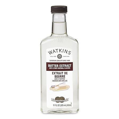 Watkins Butter Extract with Other Natural Flavors, 11 oz. Bottle, 1 Count (Packaging May Vary)