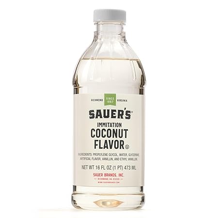 Sauer's Imitation Coconut, 1 Pint (Pack of 1)
