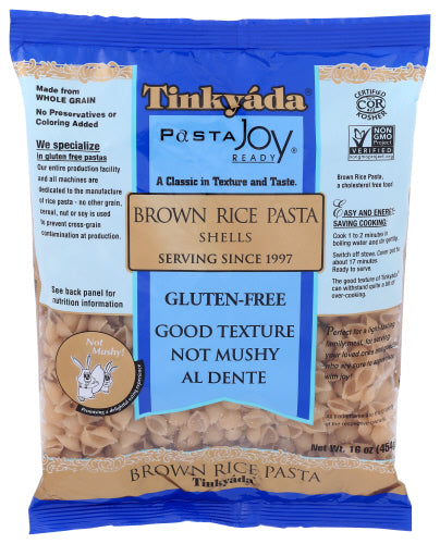 TINKYADA PASTA BRWN RICE SHELL - 16 OZ