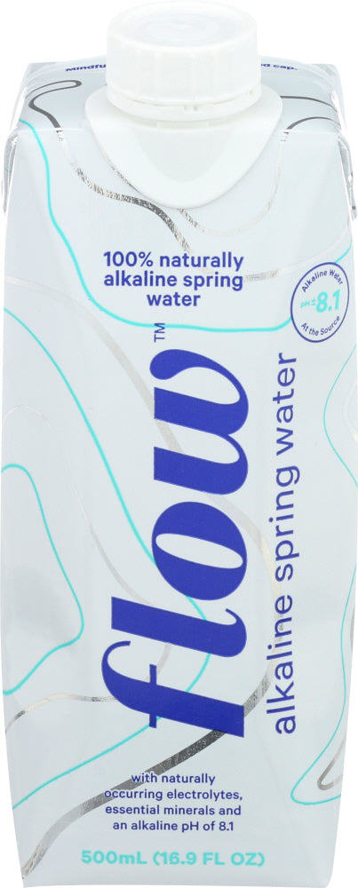 FLOW WATER WATER ALKLNE SPRNG 500ML - 16.9 FO