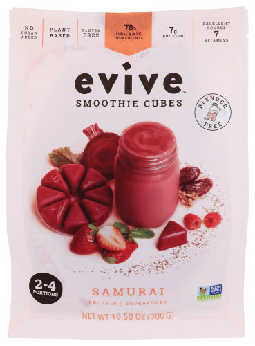 EVIVE SMOOTHIE CUBES CUBE PLNT BSD SMRAI SMTHE - 10.58 OZ