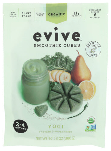 EVIVE SMOOTHIE CUBES CUBE YOGI PLNT BSD SMTHIE - 10.58 OZ