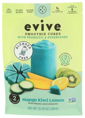 EVIVE SMOOTHIE CUBES SMOOTHIE MNGO KWI LMN CB - 10.58 OZ