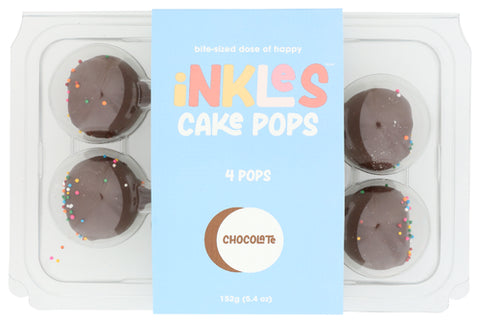 INKLES CAKE POPS CHOCOLATE 4PC - 5.4 OZ