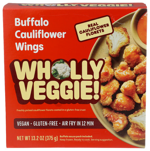 WHOLLY VEGGIE WING CAULIFLWR BFLO - 13.3 OZ