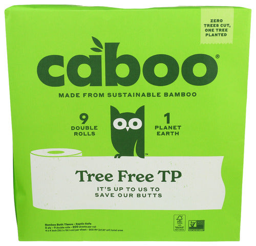 Caboo 
Bath Tissue 9Pk 300Sheet, 1 EA.