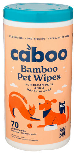 Caboo 
Pet Wipes Bamboo, 70 CT.