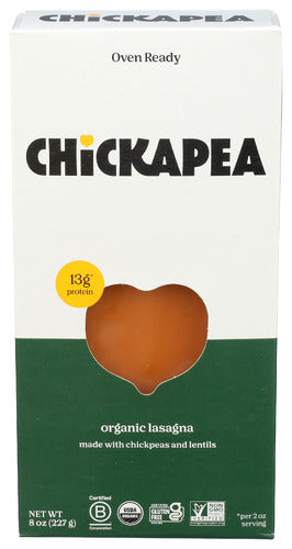 Chickapea 
Pasta Lasagne, 8 OZ.