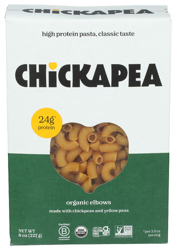 Chickapea 
Pasta Elbows, 8 OZ.