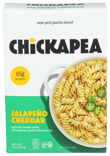 Chickapea 
Pasta Dish Jlpn Cheddar, 7 OZ.
