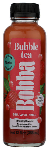 Bobba 
Tea Bubble Strawberry, 12 FO.
