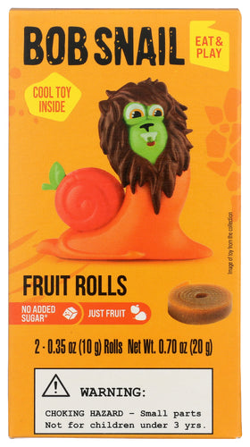 Bob Snail 
Fruit Rll Apl Pear N Toy, 2 PK
