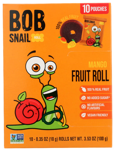Bob Snail 
Fruit Rolls Mango, 10 PK