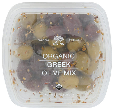 Divina 
Cup Olive Mix Greek Org, 6.3 OZ