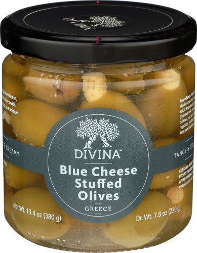 Divina 
Olive Atho Stfd Blue Chz, 7.8 OZ.