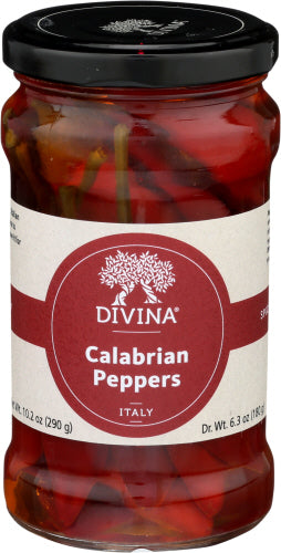 Divina 
Peppers Calabrian, 9.2 OZ