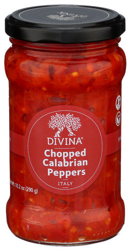 Divina 
Peppers Calabrian Choppd, 10.2 OZ