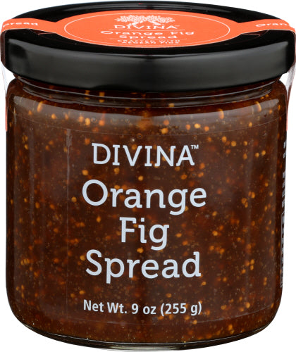 Divina 
Spread Orange Fig, 9 OZ