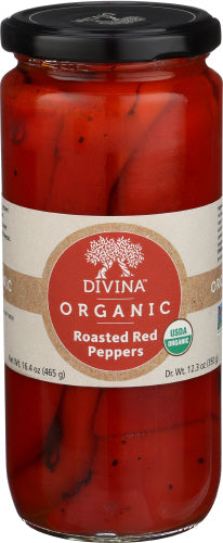 Divina 
Pepper Red Sweet Rst Org, 12.3 OZ.