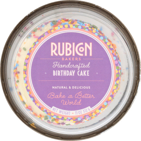 Rubicon Bakery Cake Birthday 4In, 11 OZ.
