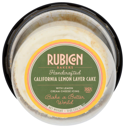 Rubicon Cake Lemon California 4 Inch N, 11 OZ.