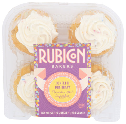 Rubicon Cupcakes Confetti Birthday 4 P, 10 OZ.
