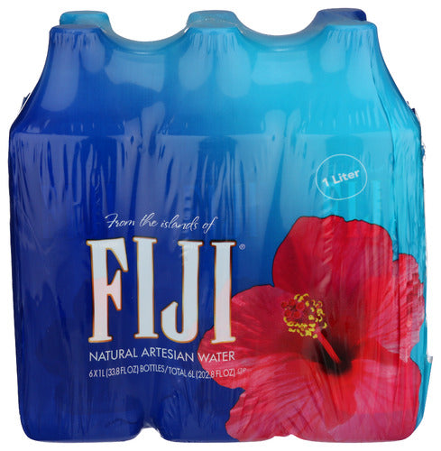 FIJI WATER WATER ARTSN 1LT 6PK - 202.8 FO
