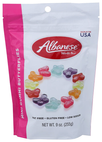 Albanese 
Gummi Butterfly Mini, 9 OZ