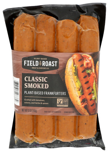 FIELD ROAST FRANKFURTERS VEGAN 4PC - 12 OZ