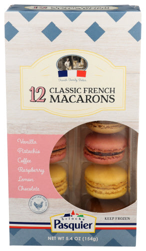 BRIOCHE PASQUIER MACARON ASSORTED 12PK - 5.4 OZ