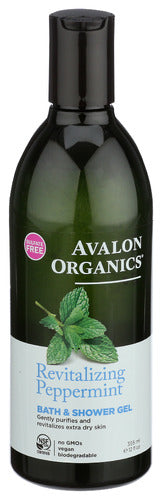 Avalon Organics 
Gel Bth N Shwr Ppprmint, 12 OZ.