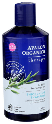 Avalon Organics 
Shampoo Biotin B Thickening, 14 OZ.