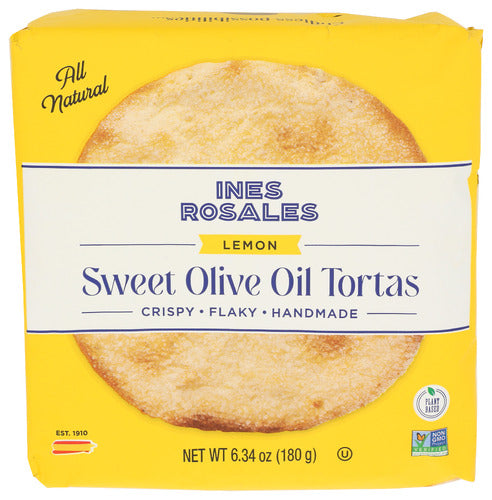 INES ROSALES TORTAS LEMON SWT OLV OIL - 6.34 OZ