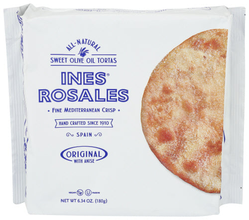 INES ROSALES TORTAS SWEET OLIVE OIL - 6.34 OZ