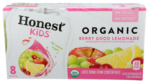 HONEST KIDS JUICE BERRY LEMONADE 8PK - 54 FO