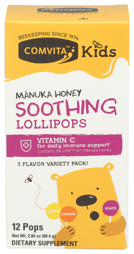 Comvita 
Kids Manuka Hny Pop, 12 PC.