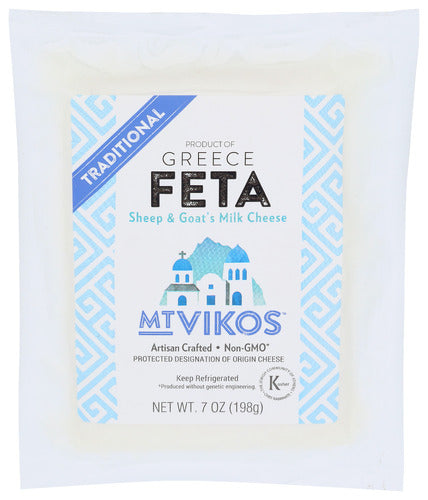 Mt Vikos Cheese Feta Trdnl Portion, 7 OZ.