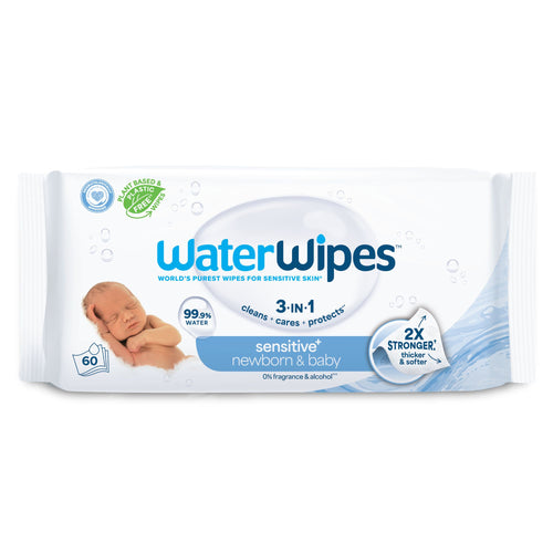 WATERWIPES BABY WIPES ORIG PF 60PC - 1 EA