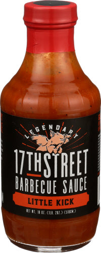 17Th Street Barbecue 
Sauce Bbq Little Kick, 18 OZ.