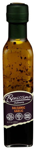 Benissimo 
Oil Balsamic Garlic, 8.1 OZ.