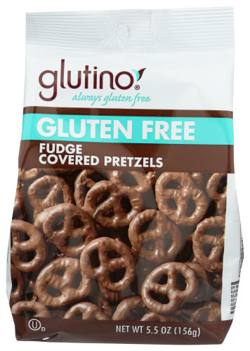 GLUTINO PRETZEL CHOC FDG CRVRD - 5.5 OZ