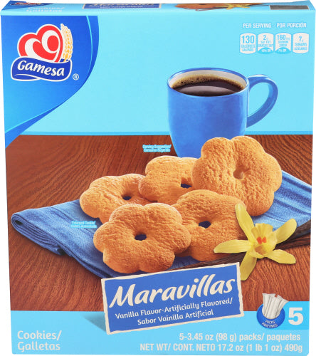 GAMESA COOKIE MARAVILLAS VANILLA - 17.2 OZ