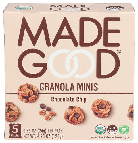 MADEGOOD GRANOLA MINI CHC CHP ORG - 4.25 OZ