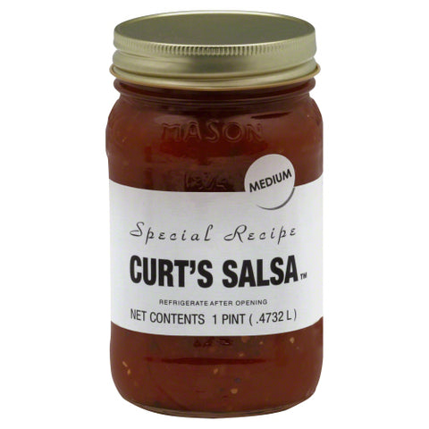 Curts Salsa 
Salsa Medium, 16 OZ.