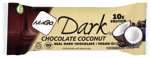 Nugo Protein Bars And Snacks Bar Drk Coconut Choc, 1.76 OZ.