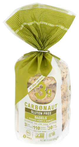 CARBONAUT BAGEL GARLIC HERB - 11.8 OZ