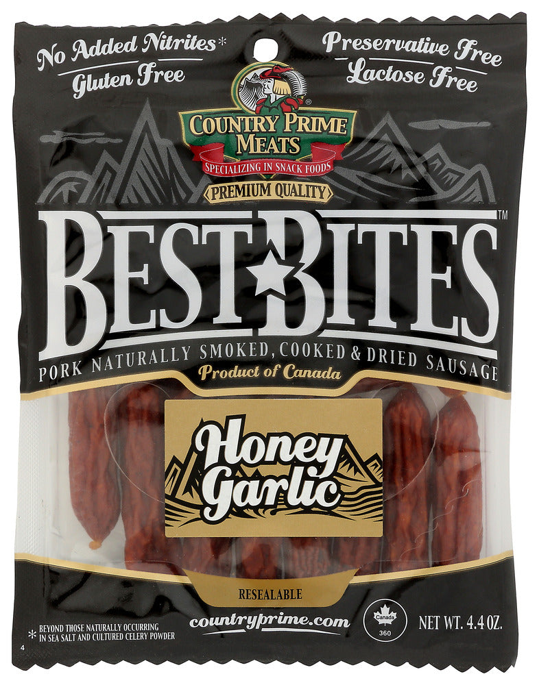Country Prime M 
Meat Stick Honey Garlic, 4.4 OZ.