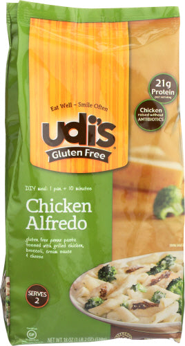 UDIS ENTREE CHKN PENNE ALFRDO M - 18 OZ