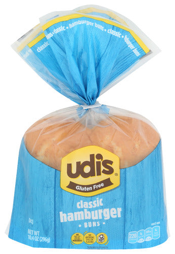 UDIS BUNS HAMBURGER 4CT - 10.4 OZ