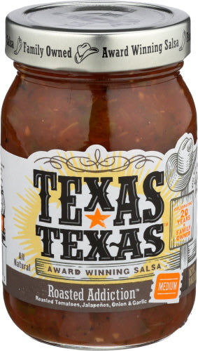 TEXAS TEXAS SALSA ROASTED ADDICTION - 16 OZ